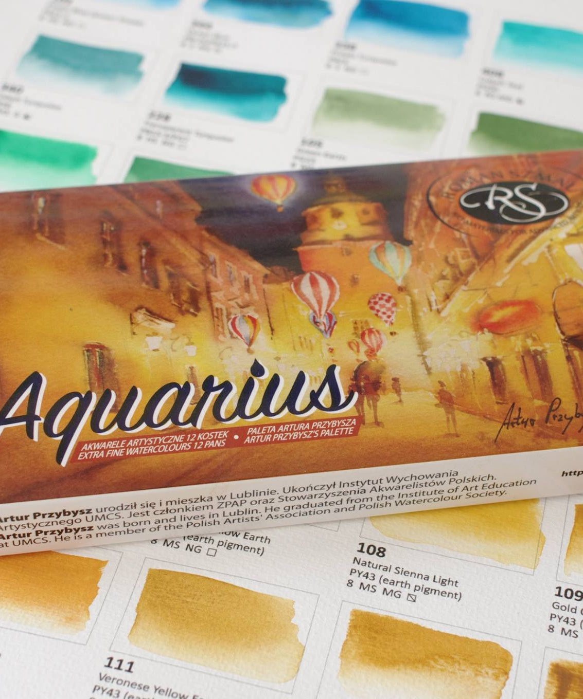 Set acuarele Aquarius Roman Szmal
