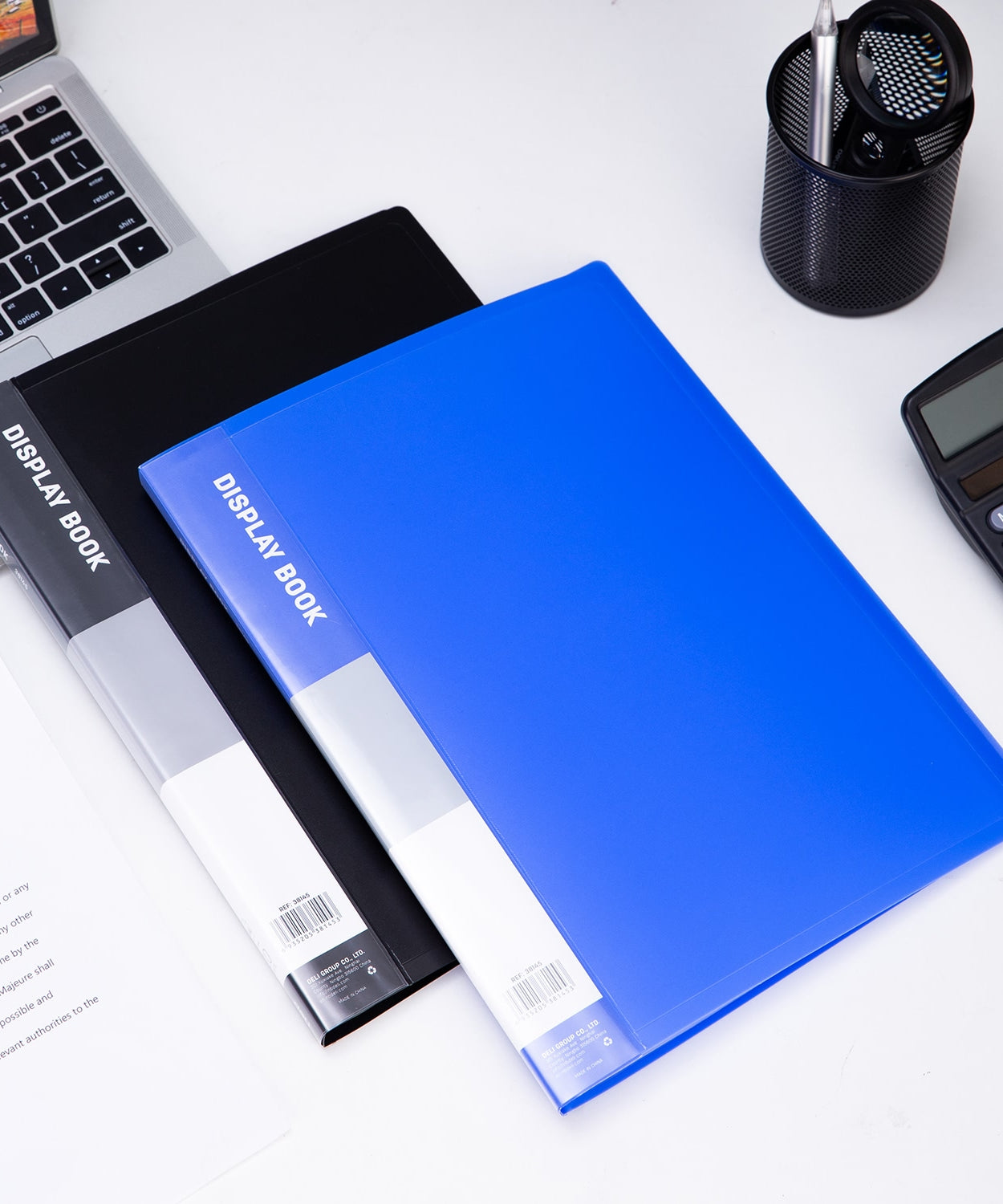 Mapa de prezentare A4 cu 30 folii si coperta rigida Deli