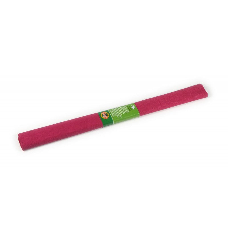 Hârtie creponată Koh-I-Noor roșu carmin K9755-30 – hârtie decorativă elastică, ideală pentru proiecte DIY, flori din hârtie, ambalaje și decorațiuni handmade. Material rezistent și colorat intens, perfect pentru artă, școală și papetărie creativă. Hârtie creponată roșie pentru craft, hobby și decor artistic.