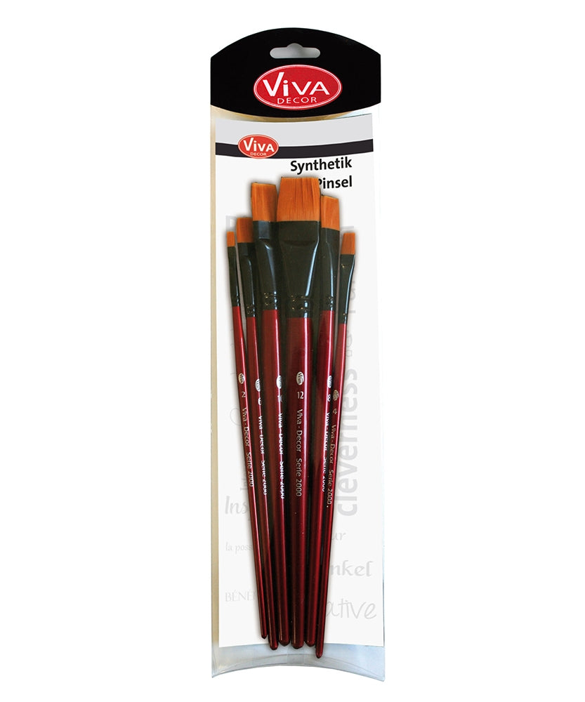 Set 6 pensule sintetice late seria 2000