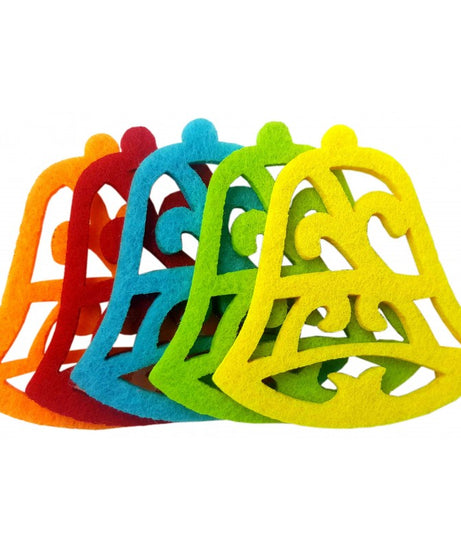ACCESORII CREATIE FETRU CLOPOTEI SET 5 BUC