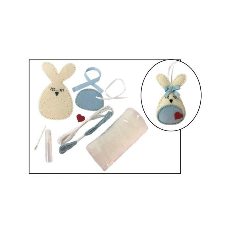 ACCESORII CREATIE FETRU SET IEPURE  14CM