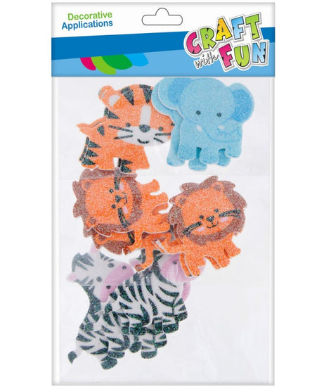 ACCESORII CREATIE HARTIE GUMATA AUTOADEZIVA ANIMALE 12 BUC