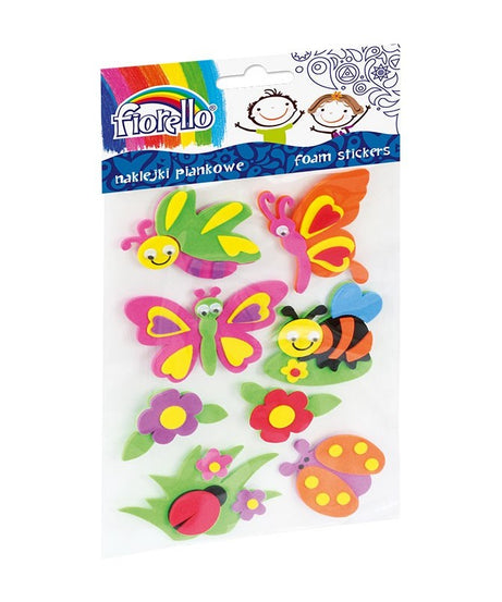 ACCESORII CREATIE STICKER GUMAT 8 FLUTURI DIV CULORI