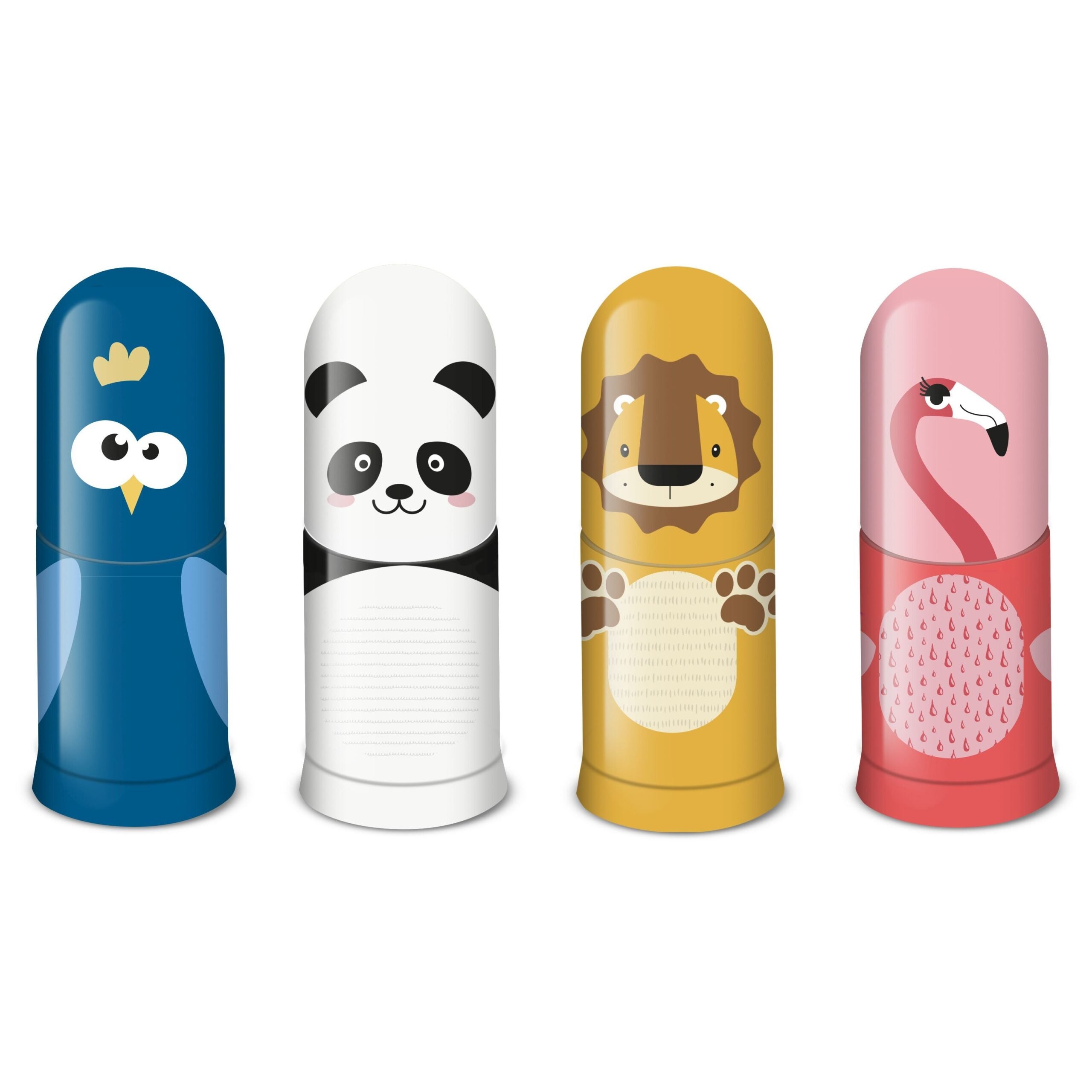 Ascutitoare simpla cu radiera animale Faber-Castell