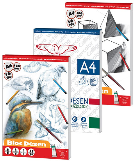 Bloc desen A4 160g 16 file Pigna