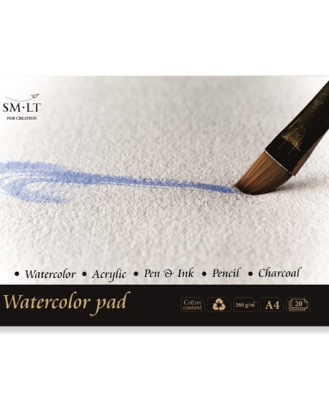 Bloc acuarela SM.LT 20x260gr 40x20cm -  din categoria , excelent pentru proiecte artistice si craft, pret avantajos in magazin online