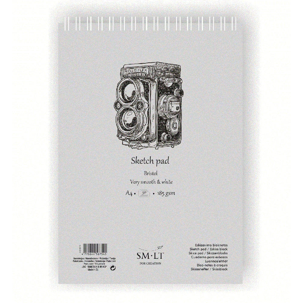 Acuarella - culori acrilice, accesorii papetarie, pensule, carioci si markere etc Bloc desen Sketch block Authentic Bristol 30x185gr A5 - Bloc desen Sketch Authentic Bristol 185gr din categoria Arts & Entertainment > Hobbies & Creative Arts > Arts & Crafts > Art & Crafting Materials > Art & Craft Paper > Drawing & Painting Paper, util pentru elevi, studenti si profesori, disponibil online cu livrare rapida