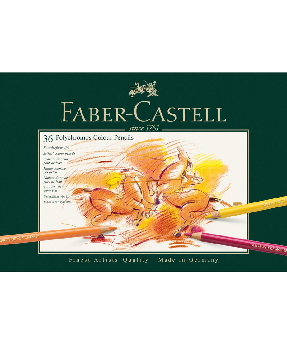 Creioane colorate set 36 culori Polychromos Faber-Castell