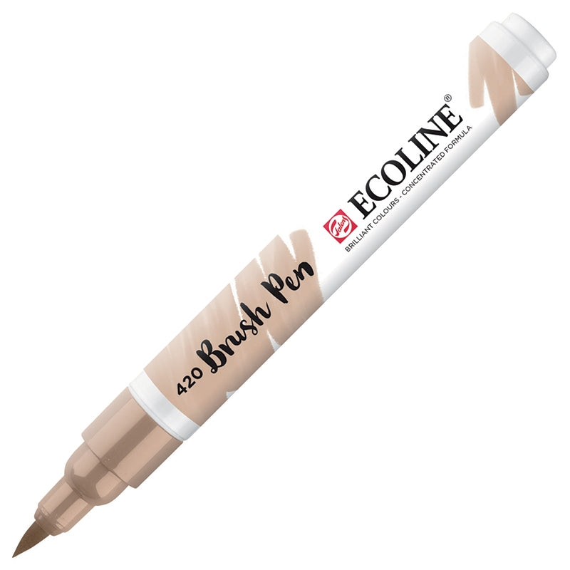 Carioci Ecoline Brush Pen - Deep green -  din categoria , util pentru elevi, studenti si profesori, disponibil online cu livrare rapida