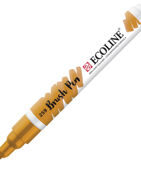 Carioci Ecoline Brush Pen - Apricot -  din categoria , excelent pentru proiecte artistice si craft, disponibil online cu livrare rapida
