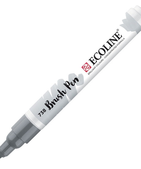 Carioci Ecoline Brush Pen - Warm grey light -  din categoria , recomandat pentru desen si activitati creative, alegere inspirata pentru papetarie moderna