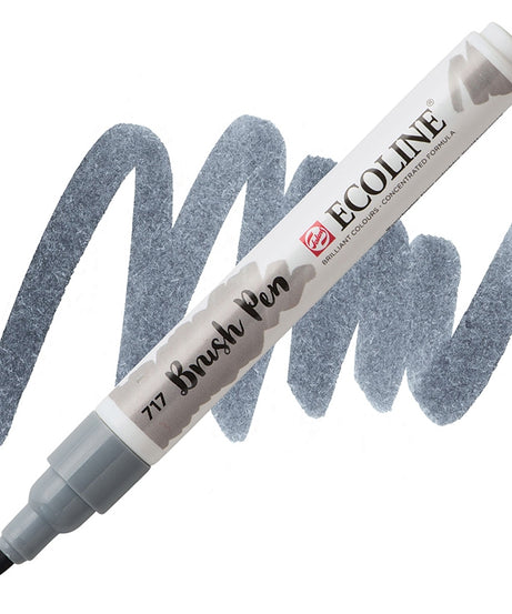 Carioci Ecoline Brush Pen - Grey -  din categoria , perfect pentru birou si organizare eficienta, disponibil online cu livrare rapida