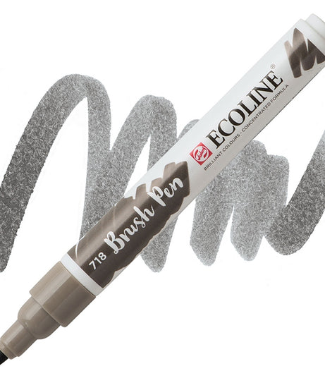 Carioci Ecoline Brush Pen - Cold grey -  din categoria , perfect pentru birou si organizare eficienta, calitate premium pentru rezultate excelente