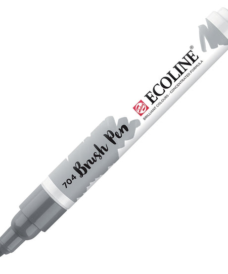 Carioci Ecoline Brush Pen - Cold grey light -  din categoria , ideal pentru scoala si teme zilnice, pret avantajos in magazin online