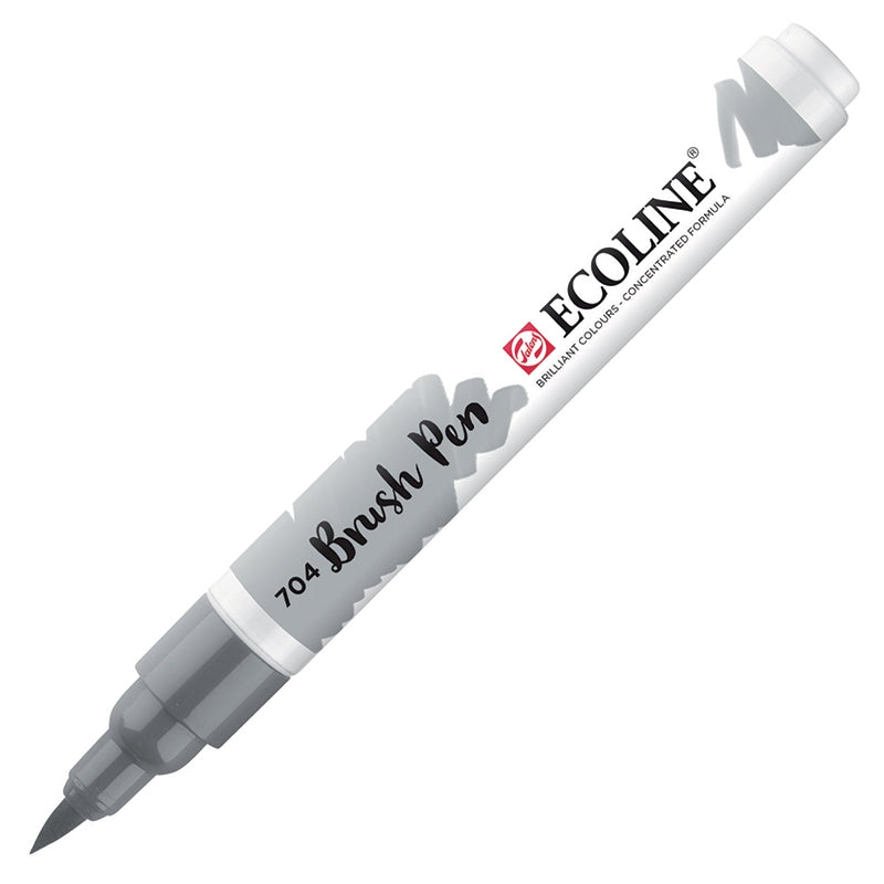 Carioci Ecoline Brush Pen - Cold grey light -  din categoria , ideal pentru scoala si teme zilnice, pret avantajos in magazin online