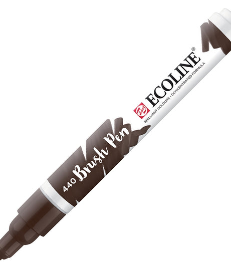 Carioci Ecoline Brush Pen - Sepia -  din categoria , excelent pentru proiecte artistice si craft, calitate premium pentru rezultate excelente