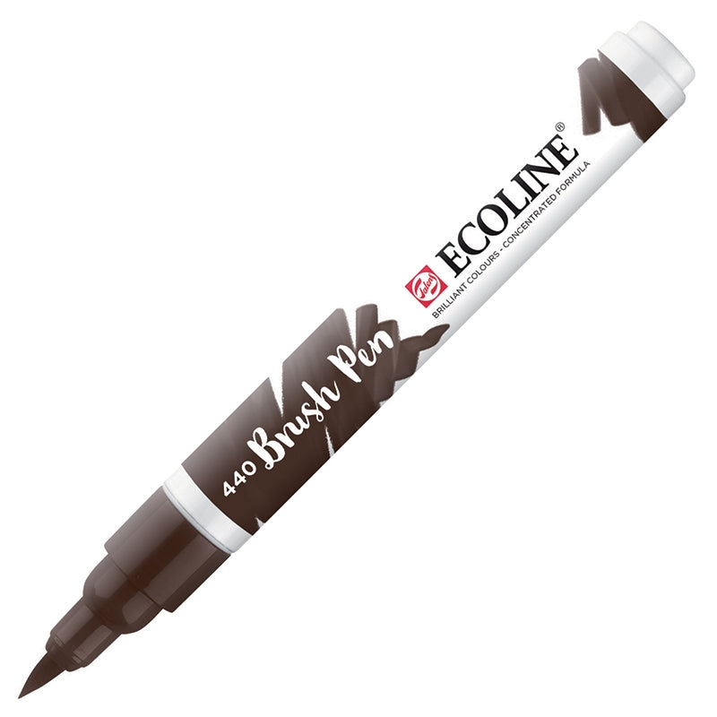Carioci Ecoline Brush Pen - Sepia -  din categoria , excelent pentru proiecte artistice si craft, calitate premium pentru rezultate excelente