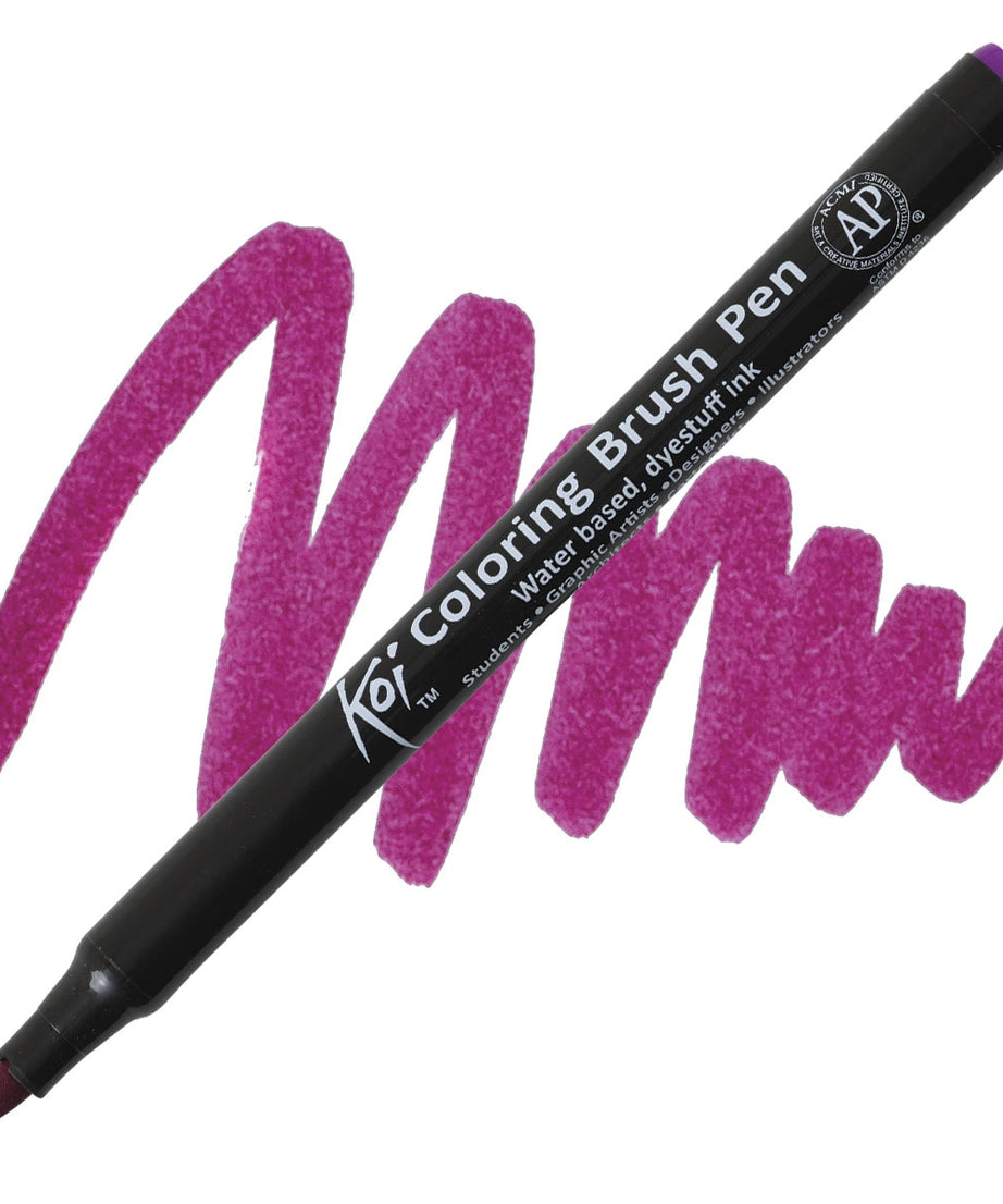 Carioci Sakura Koi Color Brush - Purple -  din categoria , excelent pentru proiecte artistice si craft, alegere inspirata pentru papetarie moderna