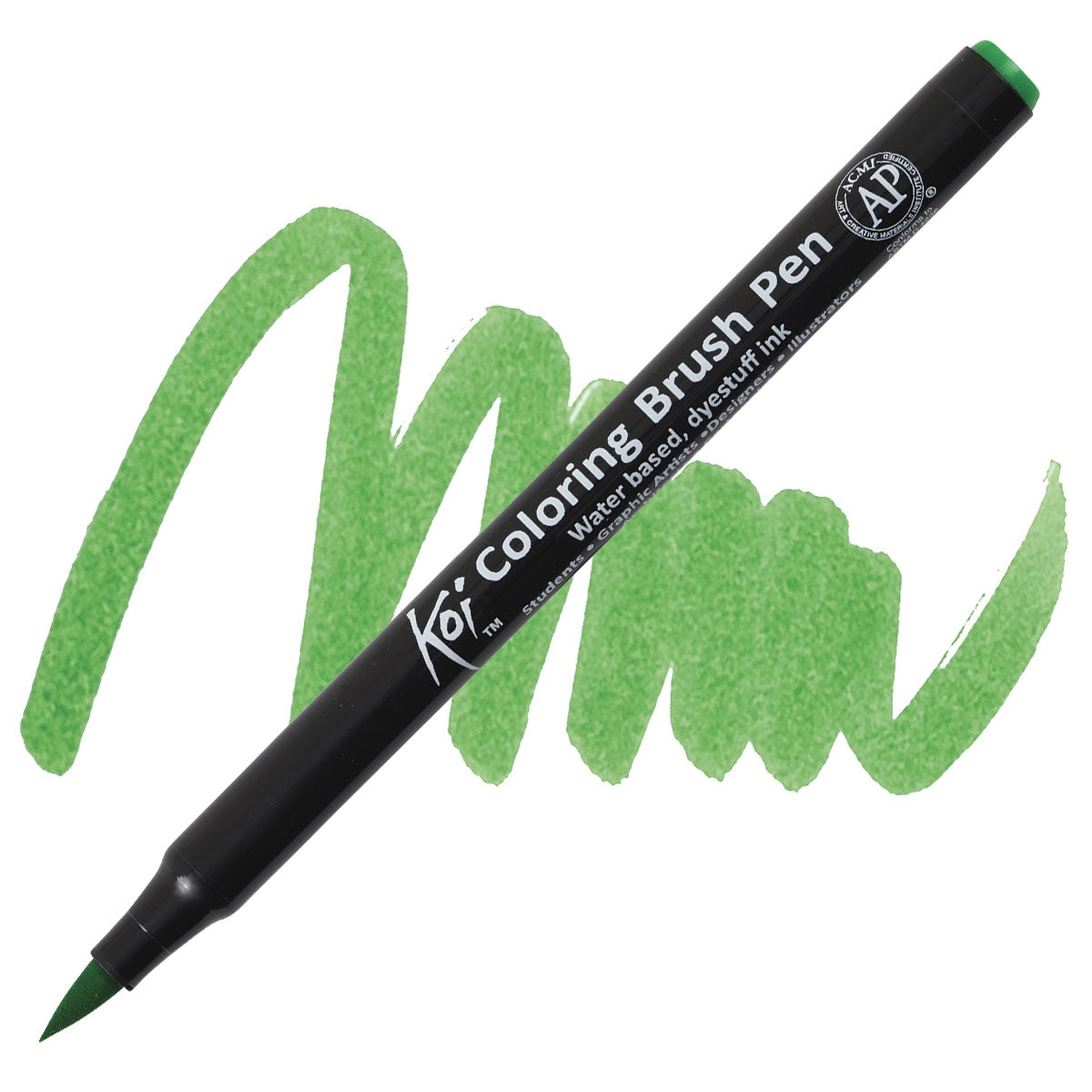 Carioci Sakura Koi Color Brush - Peacock green -  din categoria , ideal pentru scoala si teme zilnice, alegere inspirata pentru papetarie moderna
