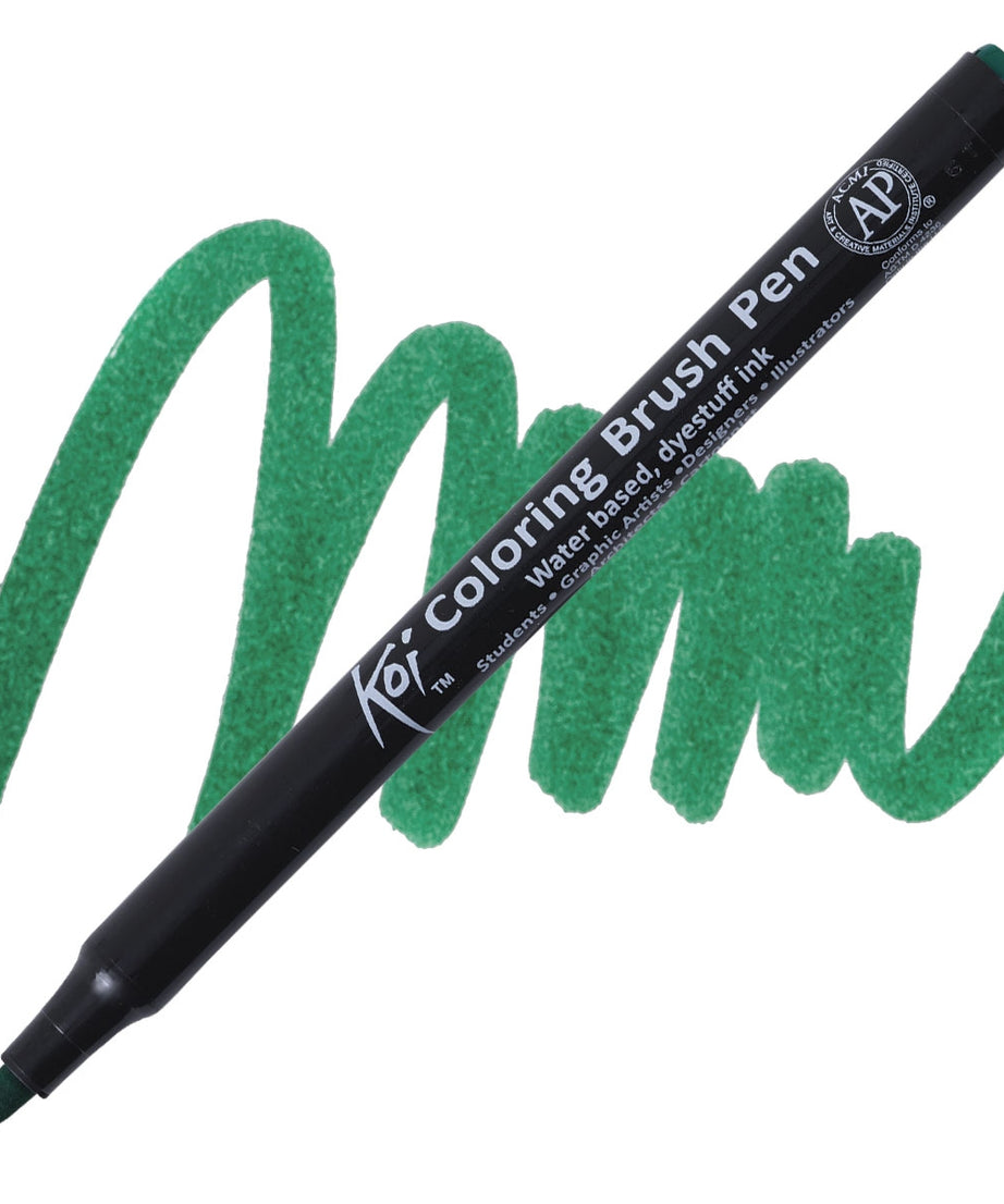 Carioci Sakura Koi Color Brush - Sap green -  din categoria , potrivit pentru uz profesional si hobby, pret avantajos in magazin online