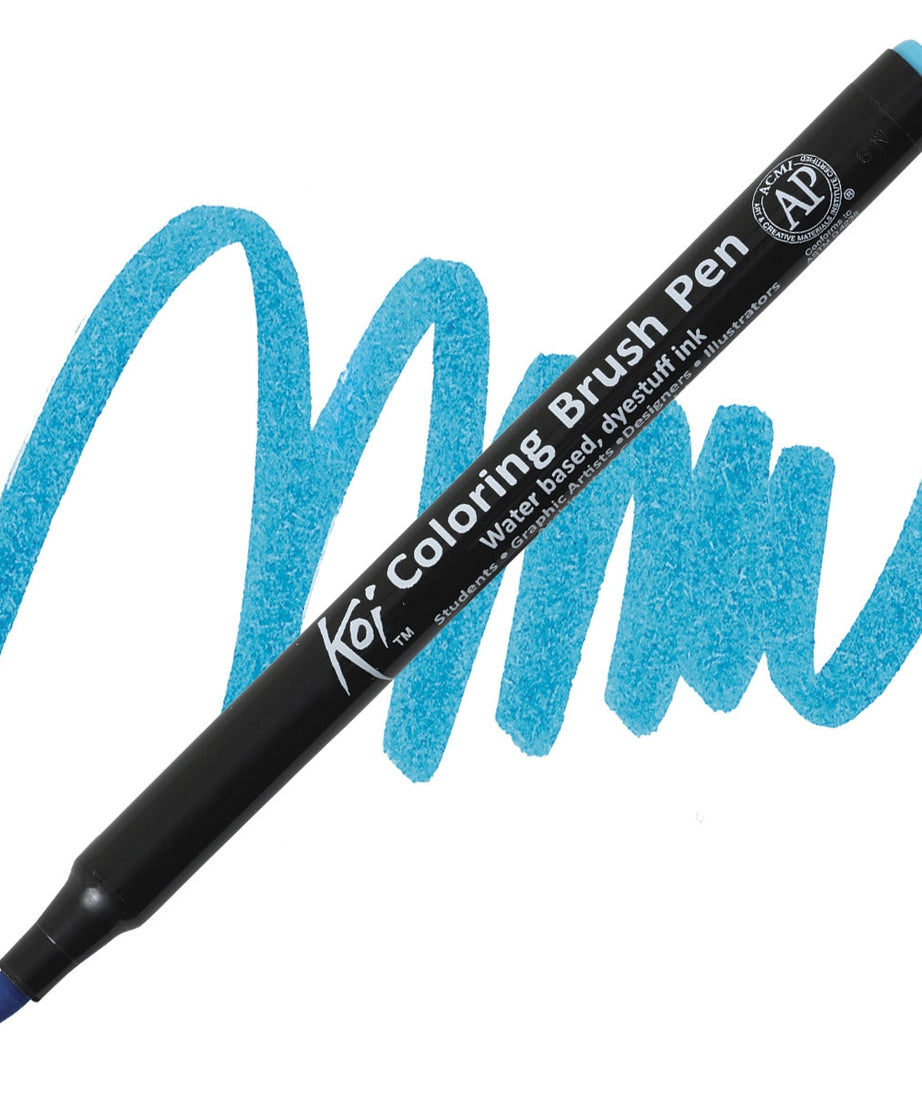 Carioci Sakura Koi Color Brush - Steel blue -  din categoria , excelent pentru proiecte artistice si craft, produs original disponibil din stoc
