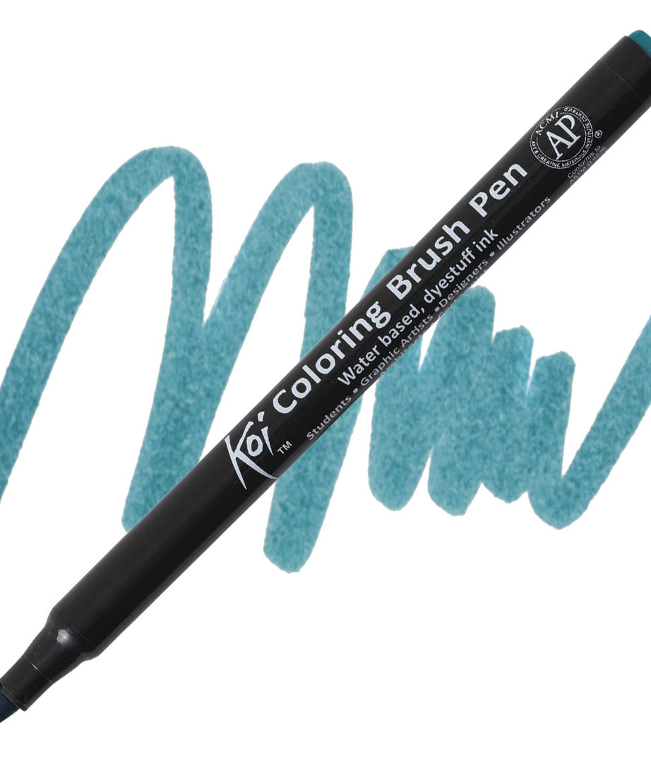 Carioci Sakura Koi Color Brush - Fresh green -  din categoria , excelent pentru proiecte artistice si craft, produs original disponibil din stoc