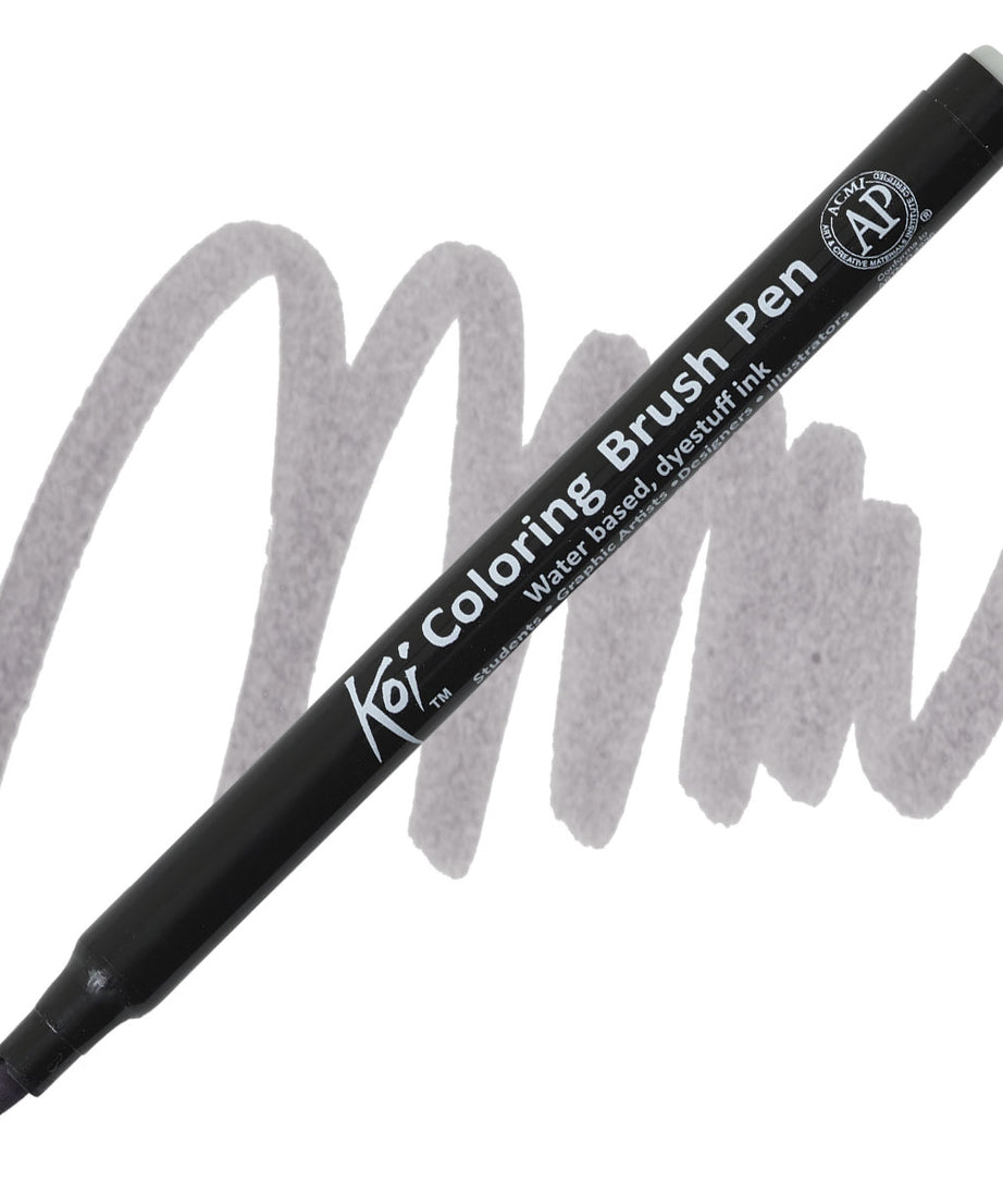Carioci Sakura Koi Color Brush - Dark cool grey -  din categoria , recomandat pentru desen si activitati creative, disponibil online cu livrare rapida