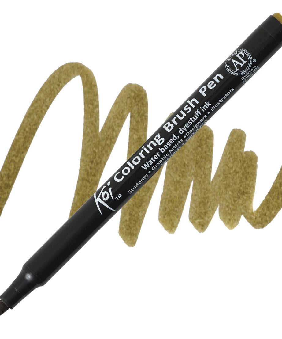 Carioci Sakura Koi Color Brush - Black -  din categoria , recomandat pentru desen si activitati creative, disponibil online cu livrare rapida