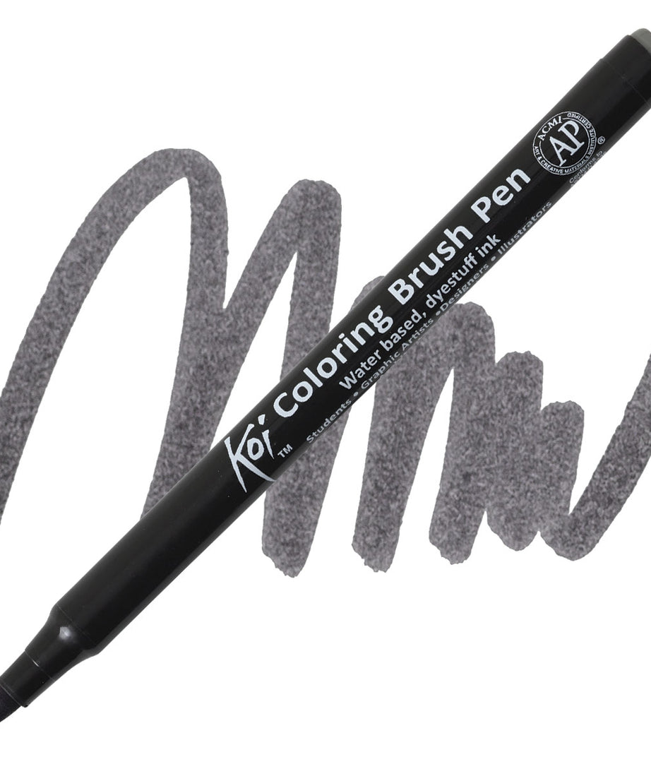 Carioci Sakura Koi Color Brush - Warm grey -  din categoria , util pentru elevi, studenti si profesori, pret avantajos in magazin online