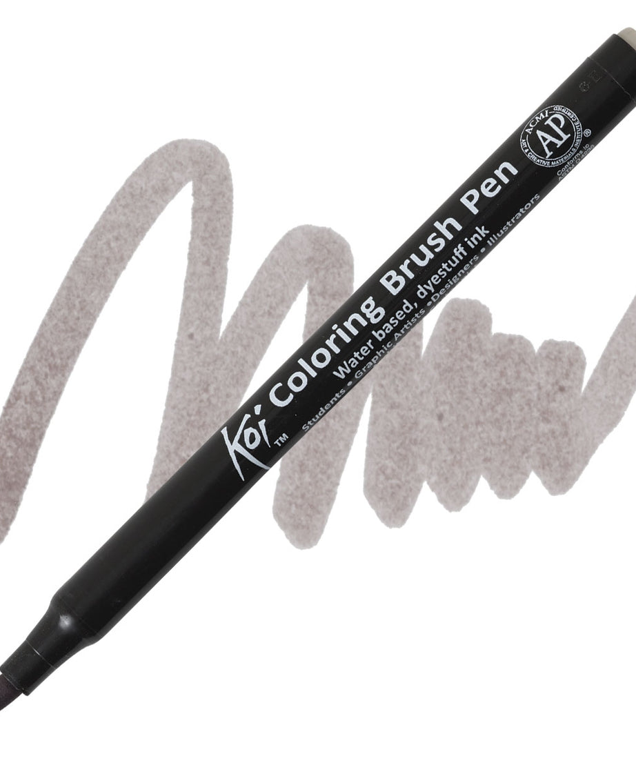 Carioci Sakura Koi Color Brush - Light warm grey -  din categoria , recomandat pentru desen si activitati creative, disponibil online cu livrare rapida