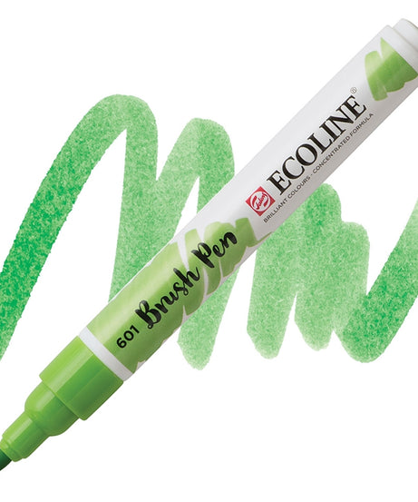 Carioci Ecoline Brush Pen - Pastel green -  din categoria , perfect pentru birou si organizare eficienta, disponibil online cu livrare rapida