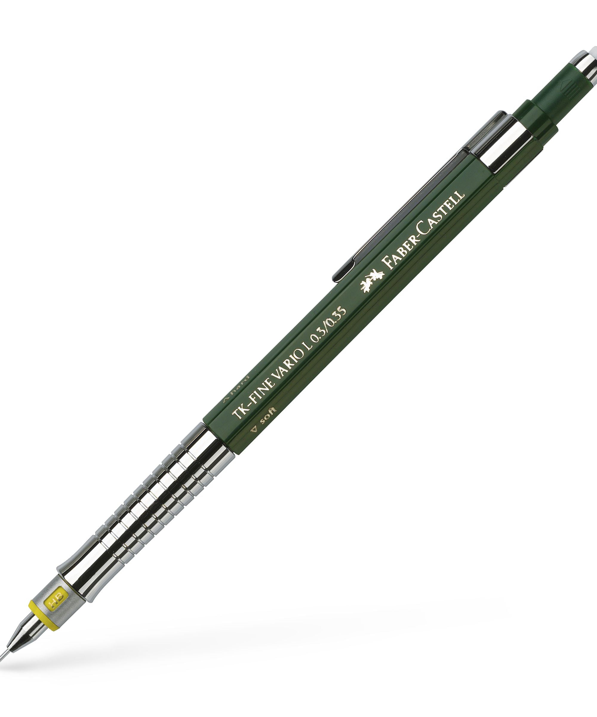 Acuarella - culori acrilice, accesorii papetarie, pensule, carioci si markere etc - Creion mecanic TK-Fine Faber-Castell 0.35 mm din categoria Office Supplies > Office Instruments > Writing & Drawing Instruments > Pens & Pencils > Pencils > Writing Pencils > Mechanical Pencils, util pentru elevi, studenti si profesori, pret avantajos in magazin online