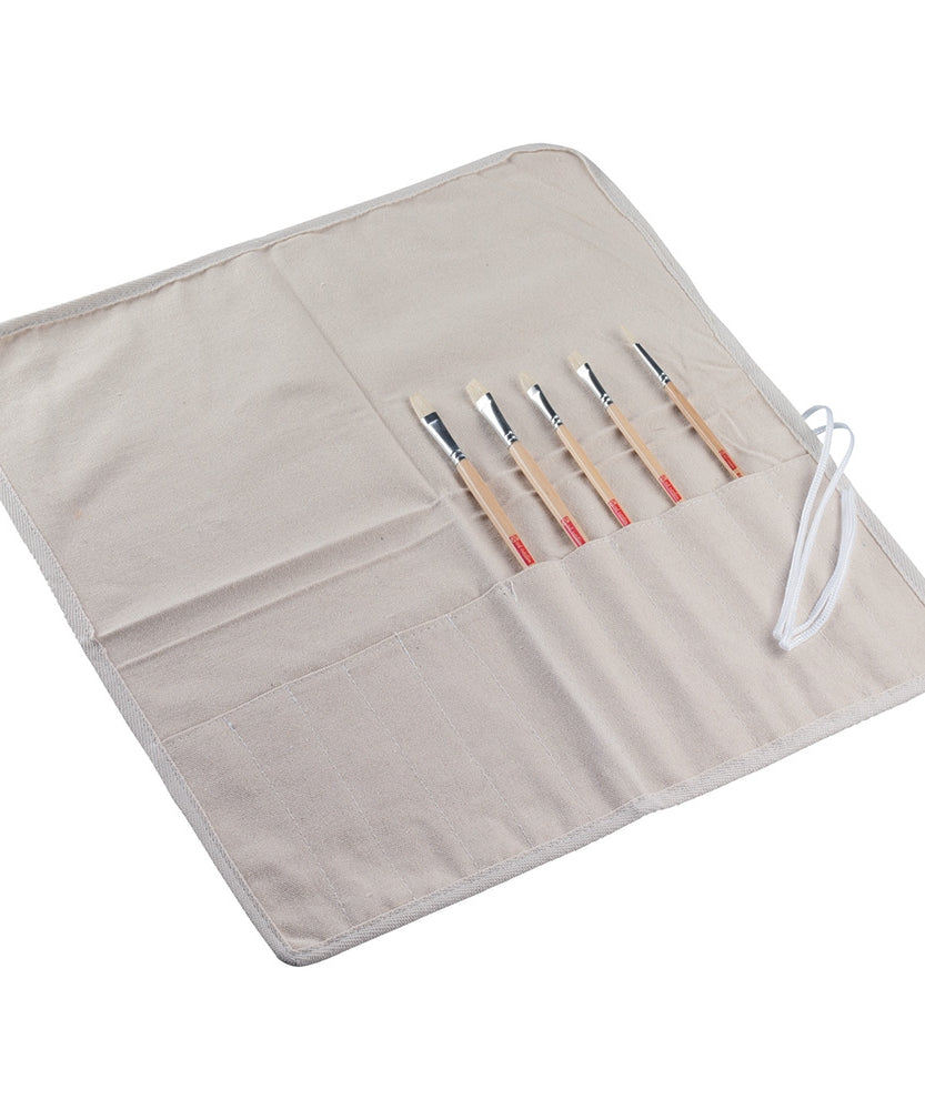 Acuarella - culori acrilice, accesorii papetarie, pensule, carioci si markere etc - Etui textil pentru pensule Art Creation din categoria , util pentru elevi, studenti si profesori, disponibil online cu livrare rapida