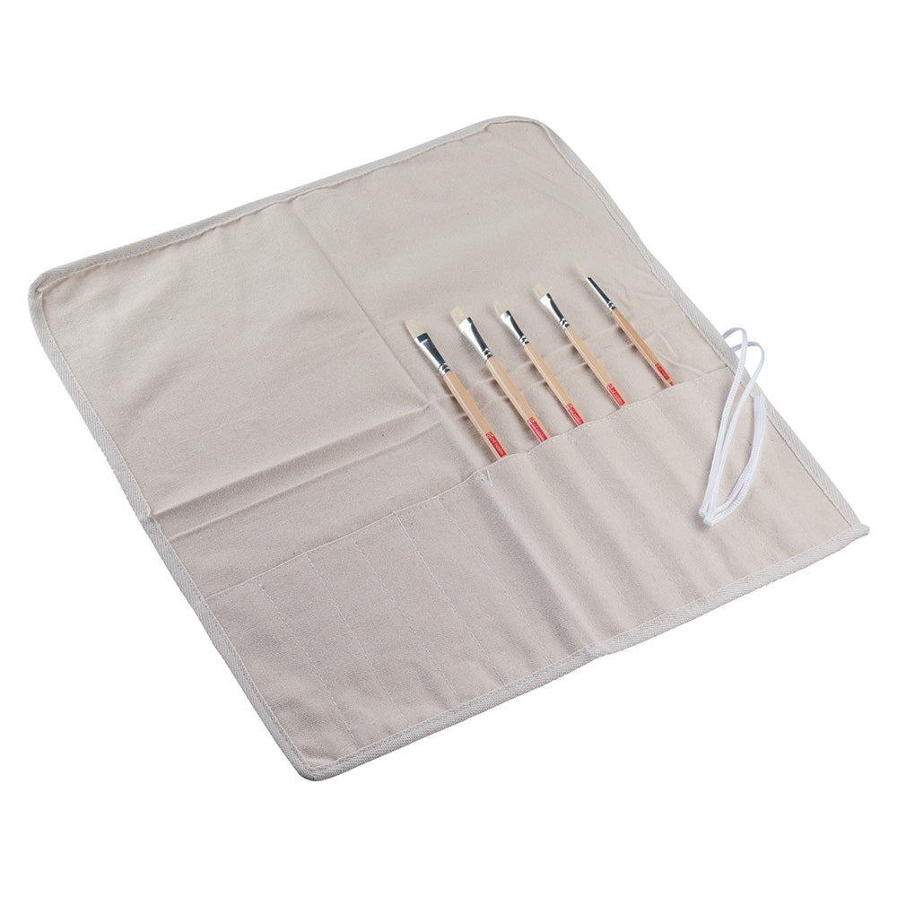 Acuarella - culori acrilice, accesorii papetarie, pensule, carioci si markere etc - Etui textil pentru pensule Art Creation din categoria , util pentru elevi, studenti si profesori, disponibil online cu livrare rapida