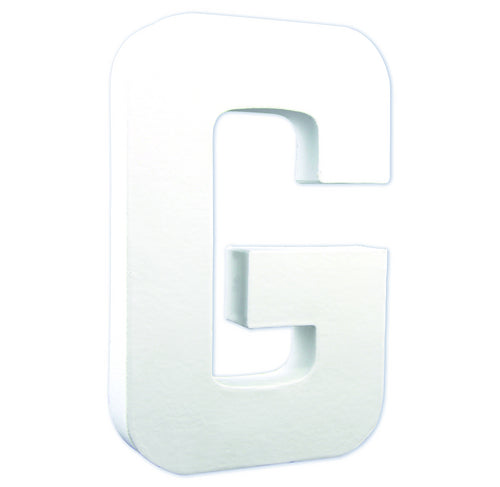 Litere 21 cm din carton presat - litera G -  din categoria , potrivit pentru uz profesional si hobby, produs original disponibil din stoc