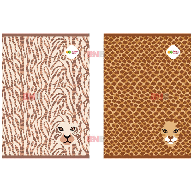 Caiet A4, 60 file, dictando, div. modele, Happy Color