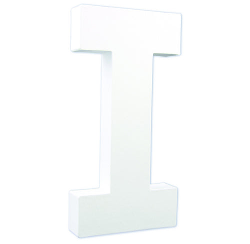 Litere 21 cm din carton presat - litera I -  din categoria , perfect pentru birou si organizare eficienta, alegere inspirata pentru papetarie moderna