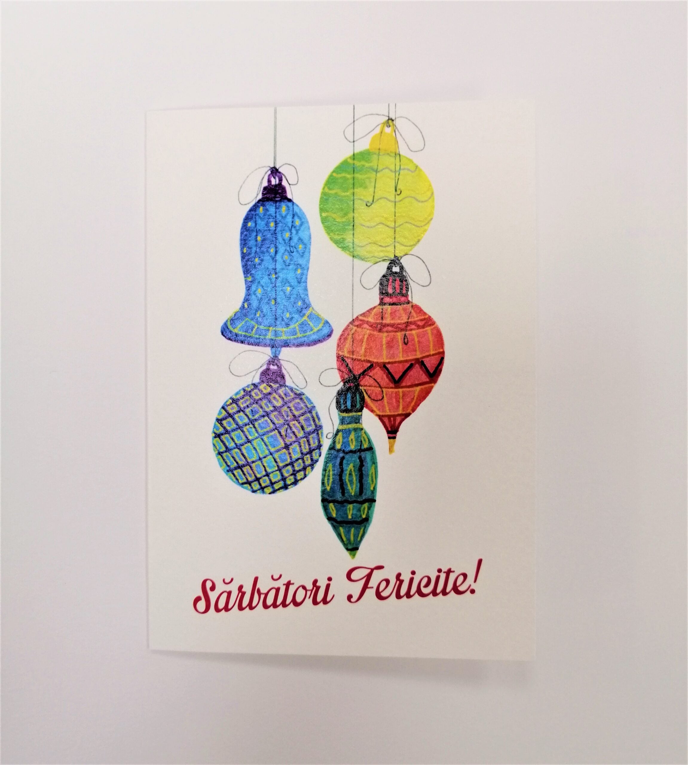 felicitare globuri sarbatori