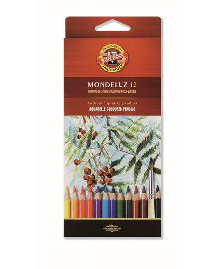 Set creioane acuarelabile Aquarell Mondeluz - 12 creioane -  din categoria , excelent pentru proiecte artistice si craft, calitate premium pentru rezultate excelente