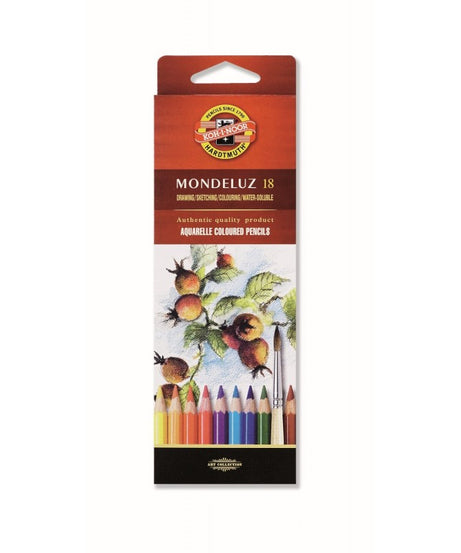Set creioane acuarelabile Aquarell Mondeluz - 18 creioane -  din categoria , perfect pentru birou si organizare eficienta, calitate premium pentru rezultate excelente