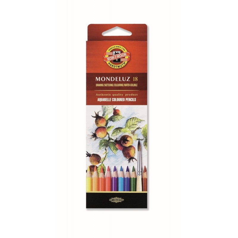 Set creioane acuarelabile Aquarell Mondeluz - 18 creioane -  din categoria , perfect pentru birou si organizare eficienta, calitate premium pentru rezultate excelente
