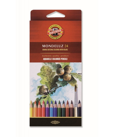 Set creioane acuarelabile Aquarell Mondeluz - 24 creioane -  din categoria , ideal pentru scoala si teme zilnice, pret avantajos in magazin online