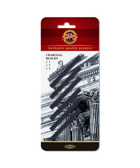 Acuarella - culori acrilice, accesorii papetarie, pensule, carioci si markere etc - Set batoane carbune artificial Koh-I-Noor din categoria , ideal pentru scoala si teme zilnice, calitate premium pentru rezultate excelente
