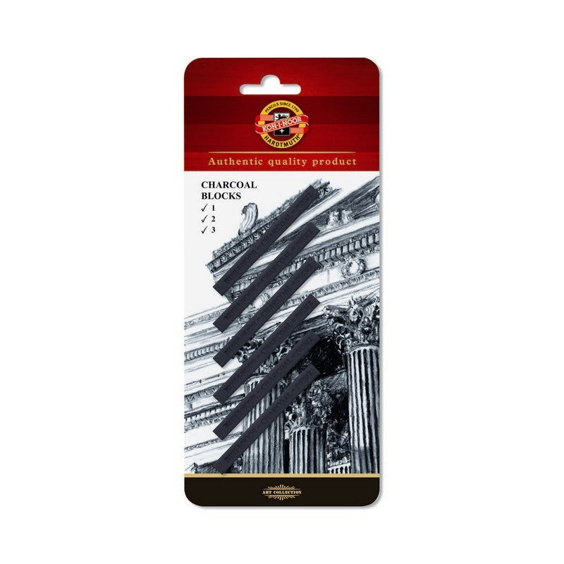 Acuarella - culori acrilice, accesorii papetarie, pensule, carioci si markere etc - Set batoane carbune artificial Koh-I-Noor din categoria , ideal pentru scoala si teme zilnice, calitate premium pentru rezultate excelente