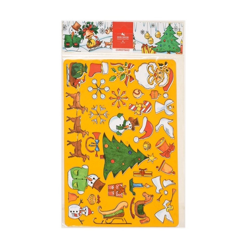 Sablon din plastic 20x31 cm - Craciun -  din categoria , recomandat pentru desen si activitati creative, disponibil online cu livrare rapida