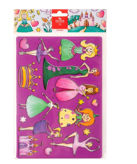 Sablon din plastic 20x31 cm - Printese -  din categoria , util pentru elevi, studenti si profesori, disponibil online cu livrare rapida