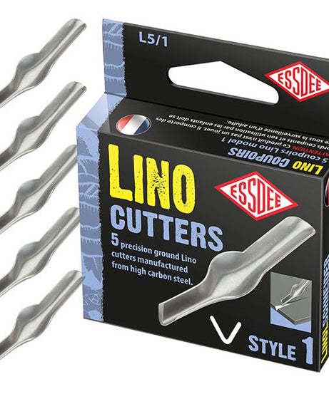 Cutite linogravura Essdee - No 2 varf V -  din categoria , potrivit pentru uz profesional si hobby, disponibil online cu livrare rapida
