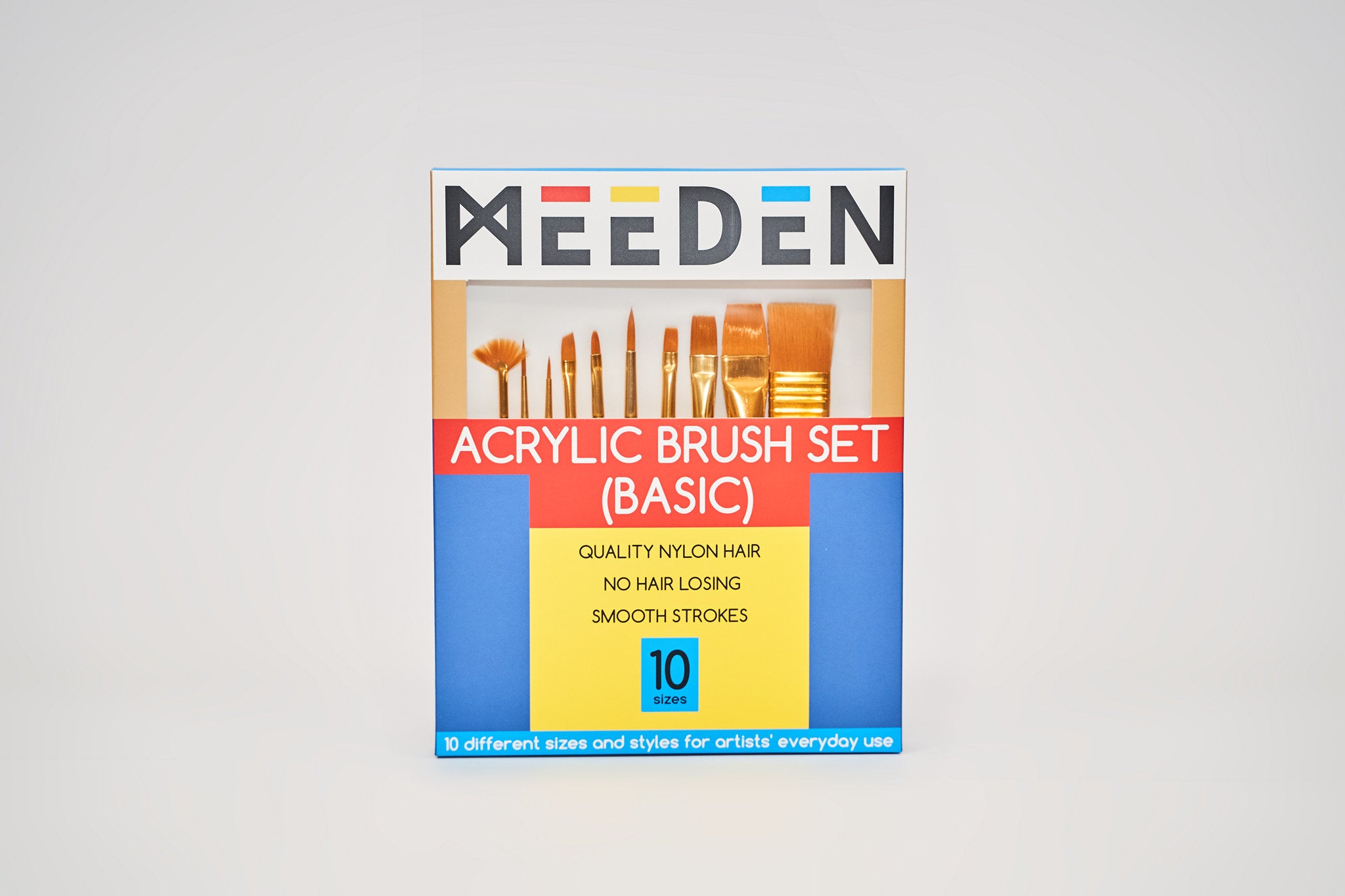 pensule acrilic set 10