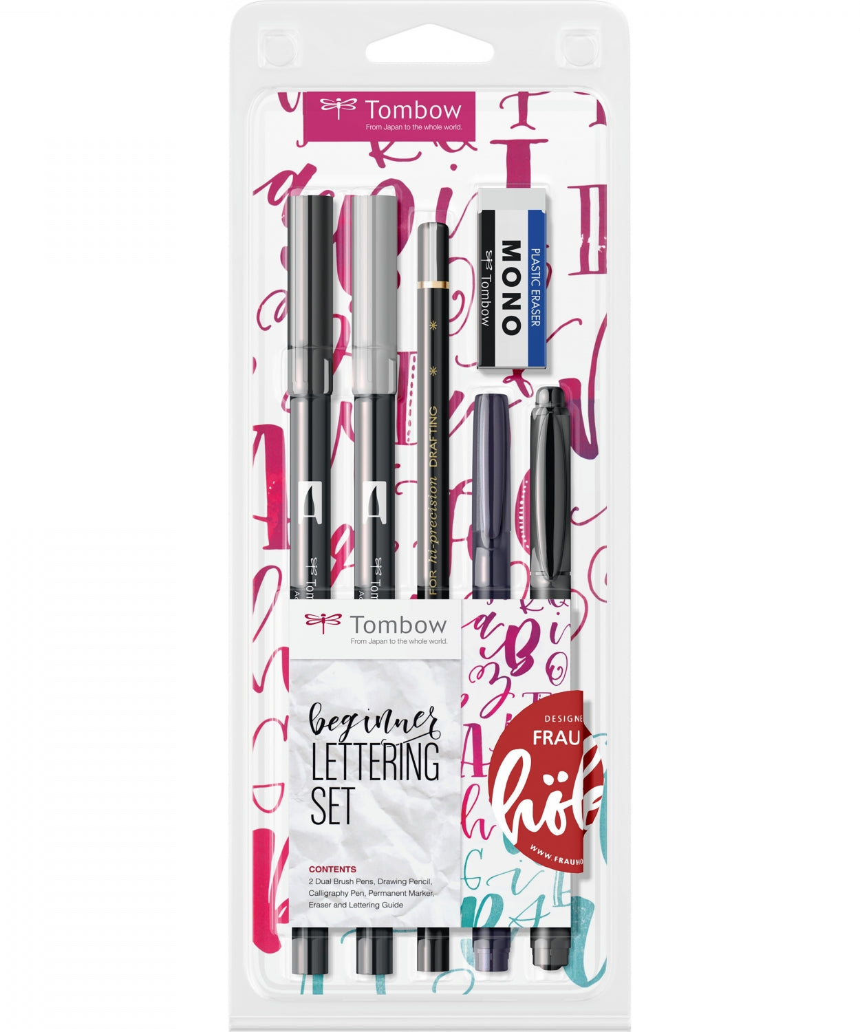 Set caligrafie pentru incepatori Tombow